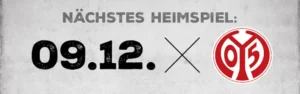 Nächstes Heimspiel 09.12.23