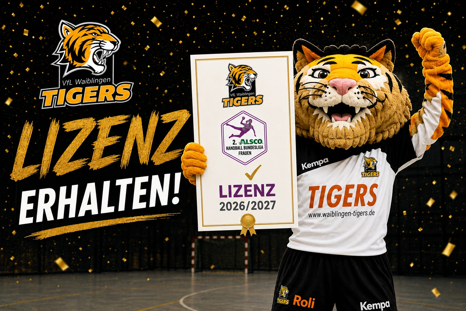 Lizenz erhalten für Saison 2026/2027